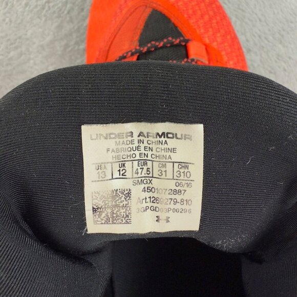 Under Armour Curry 3 Bolt Orange Athletic Shoes Men’s Size 13 US - 1269279-810 - Picture 2 of 15